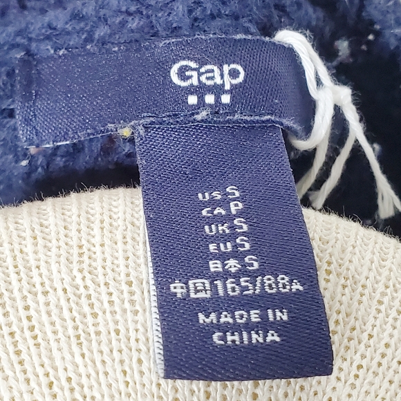 Blue/White GAP LS Stripe Knit Sweater - Sz M (EUC) - Picture 4 of 7